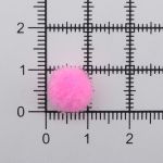 Помпоны декоративные ⌀10мм, 100 шт/упак, Astra&Craft (PA-004 розовый)