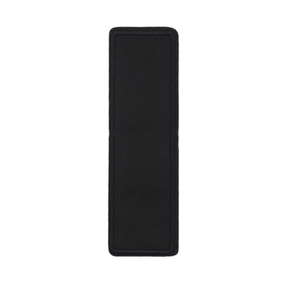 Термоаппликация прямоугольная, джинс, 145х45 мм (черный (black)), LA497, 2 шт