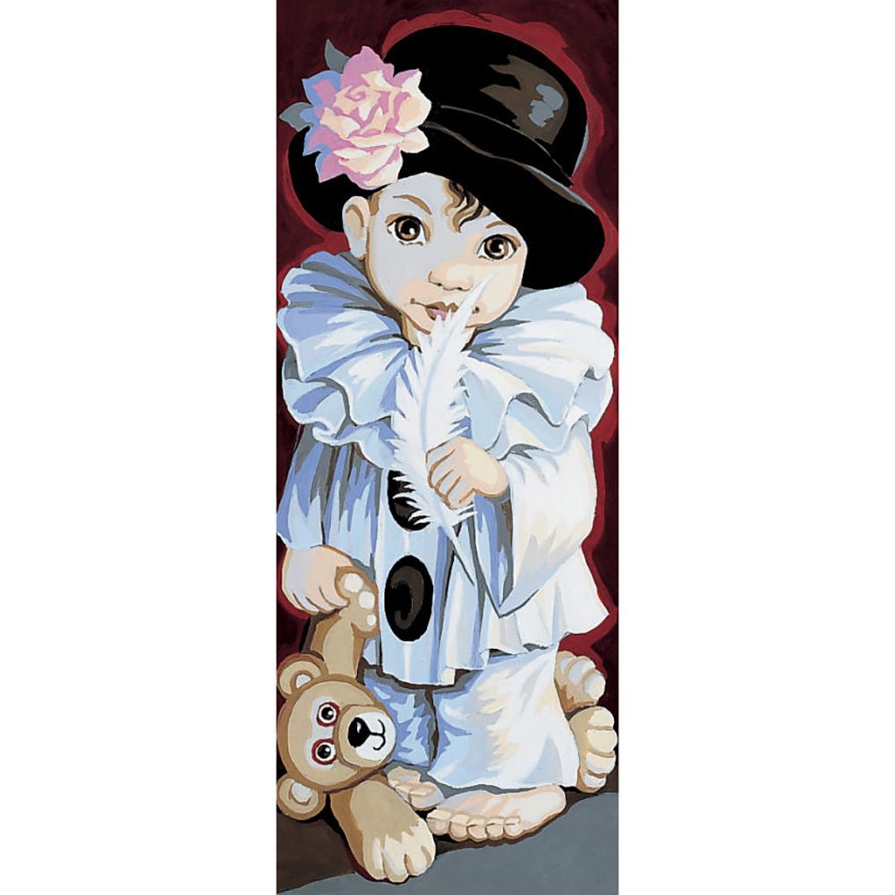 Рисунок для вышивания Royal Paris &quot;Мальчик с мишкой&quot; 25х60см