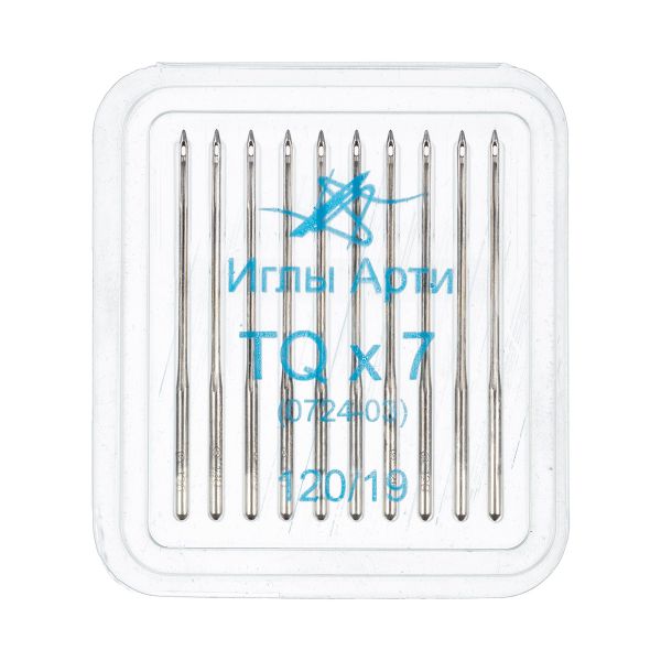 Иглы для промышленных швейных машин Арти 0724-03 (№90-150), 10 шт, /РП/, №120