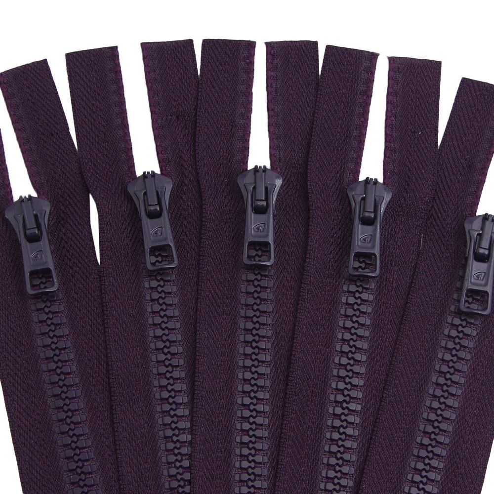 Молния трактор Arta Т6 (6 мм) 1 зам., разъем., 65 см, цв. 032 фиолетовый, уп.5 шт