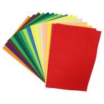 Фетр листовой мягкий ассорти 3.0 мм, 400гр, 20х30см, 16 штук Astra&Craft (1)