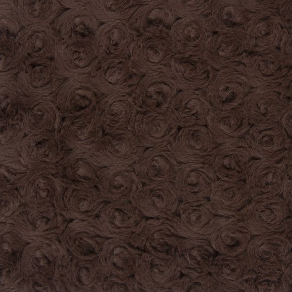 Плюш (ткань) Peppy PRC 374 г/м², 152 см / рул. 5 метров, 09 св.коричневый