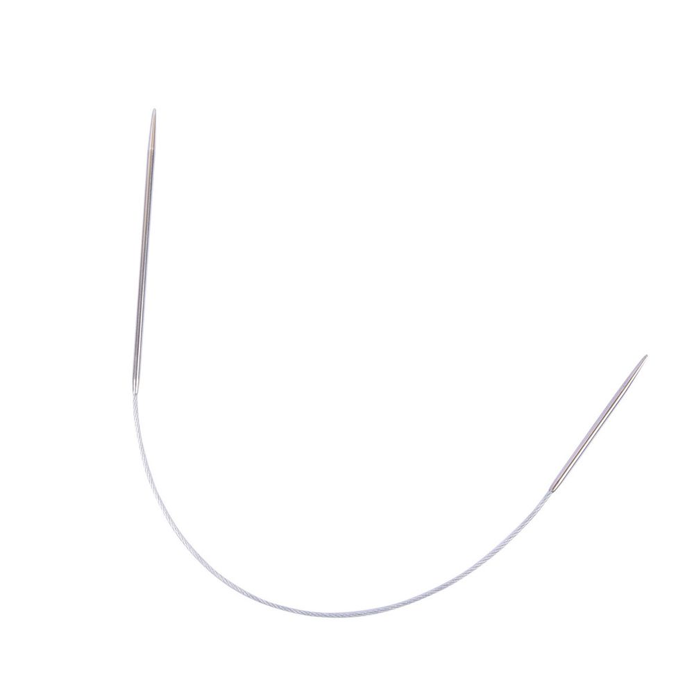 Спицы круговые металл ⌀2.0 мм, 25 см, 1 шт, с металлической леской, Gamma MNF
