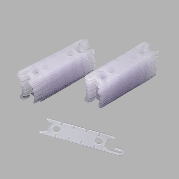 Фиксатор шнура шторной ленты 95мм прозрачный, 50 шт