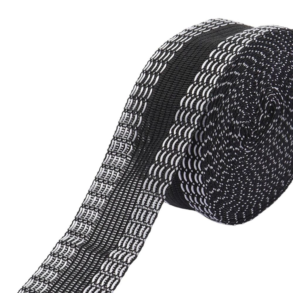 Кромка брючная клеевая тканая 25 мм / 5 метров, черный, 7210-9038