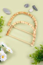 Ручки для сумки 13.2х20.3 см, 2 шт, бамбук, Gamma