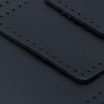 Набор заплаток пришив. из кожи, прямоуг-к 4х6,4см, 6х9,6см, 8х12,7см, с перфорацией, 3 шт (05 темно-синий), 9403