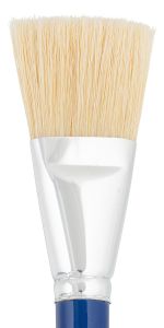 Кисть щетина №22 плоская, 5 шт, длинная ручка, 22, Vista-Artista 30012-22