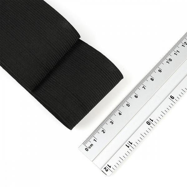 Резинка вязаная 60.0 мм / 40 метров, стандартная 3.9 г/п.м., черный