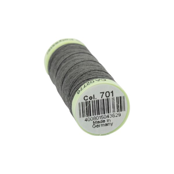 Нитки отделочные Gutermann Top Stitch, 30м, 701 перламутрово-грифельный, 5 катушек