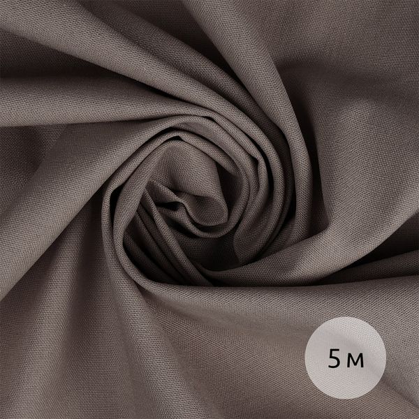 Льняная ткань 200 г/м², 140 см / 5 метров, TBY.Li.1009.70.5, цв.70 холод.бежевый