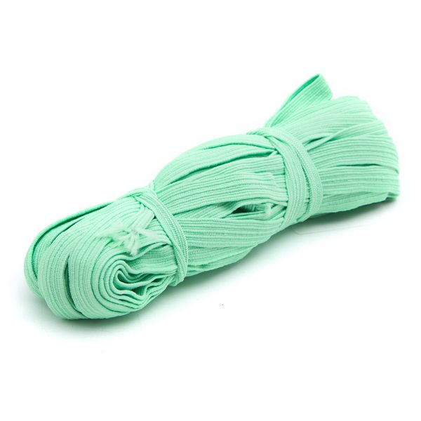 Резинка бельевая (стандартная) 10.0 мм / 10 метров, рис. 7777, 5,5гр/м, эластичность 210%, светло-зеленый, С3337Г17