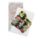 Набор для вышивания нитками Hobby&Pro, Тюльпаны, 32х25 см