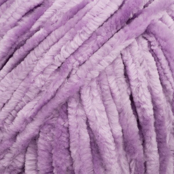 Пряжа Вязь Велюровая 120 / уп.3 мот. по 100 г, 120 м, 16 светло-сиреневый