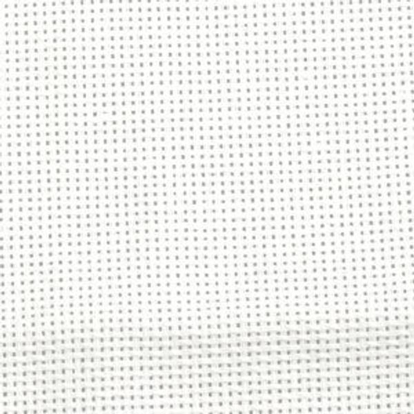 Канва средняя №563 (464) (10смх55кл) (100%Хл) шир.150 см цв.белый, 5 метров
