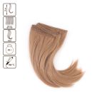 Трессы для кукол 15 см, 100 см, 22 г, 04 русый, HobbyBe HAR-11