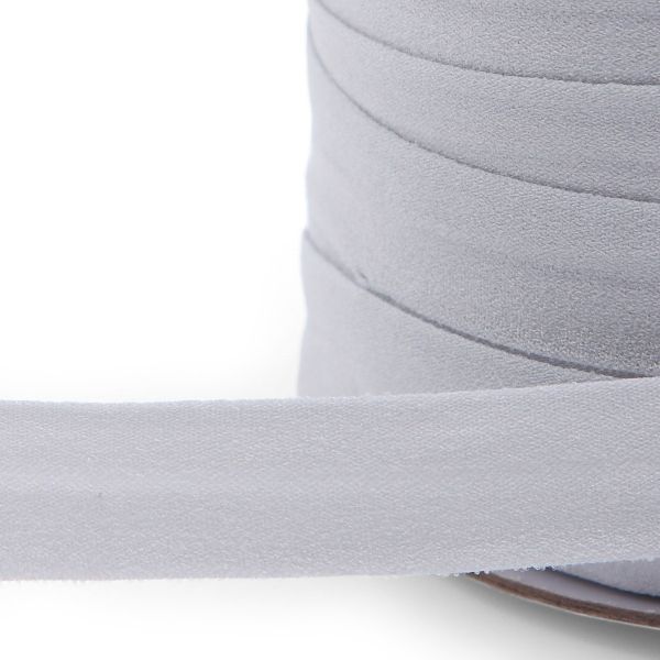 Косая бейка трикотажная 15 мм / 132±1 метра, 0511-0071, C154 светло-серый