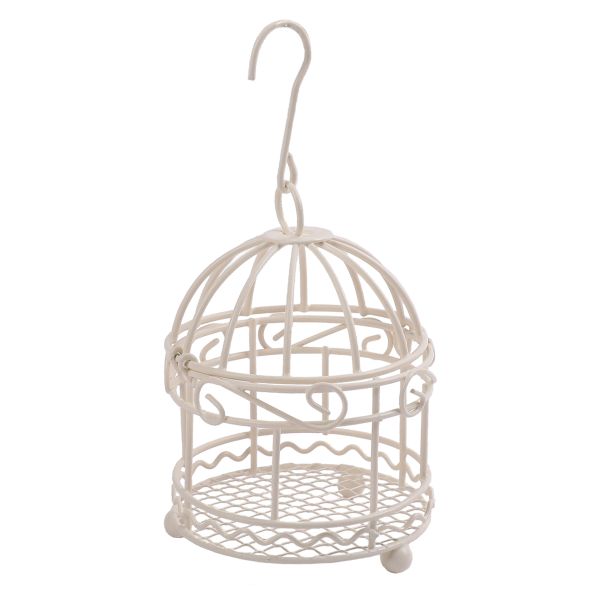 Миниатюра кукольная: Клетка 13х7 см, 01 белый, Blumentag MET-091