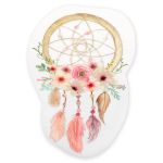 Термотрансфер M №02, 1 шт, M-216 оберег с перьями 12.8х18, Gamma "M" №02