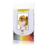 Набор для валяния (живопись цветной шерстью) "Шпиц" 21x29,7см (А4)