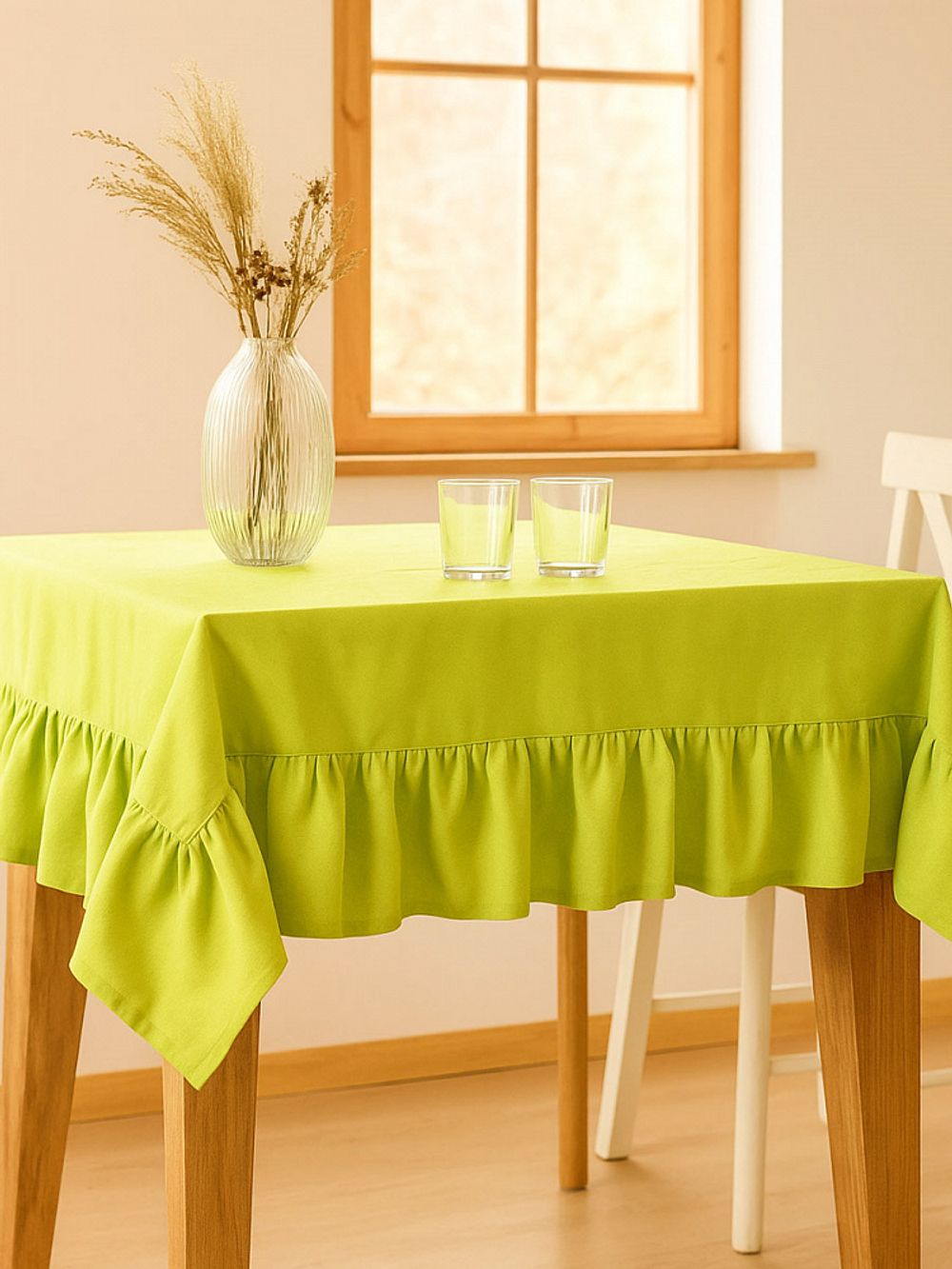 Габардин 150 г/м², 150 см / 3 метра, TBY.163960.3, цв.неон лимон