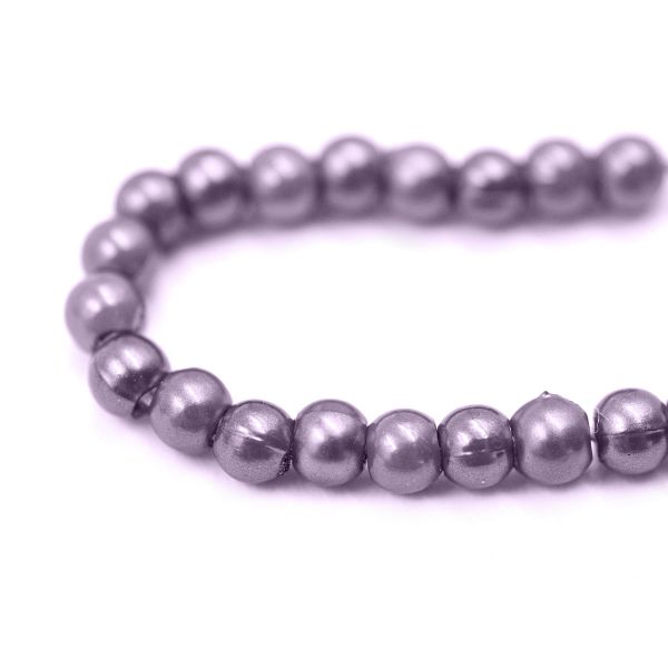 Бусины пластик (жемчуг) ⌀3 мм, 20 г, Astra&Craft, 017 NL сиреневый