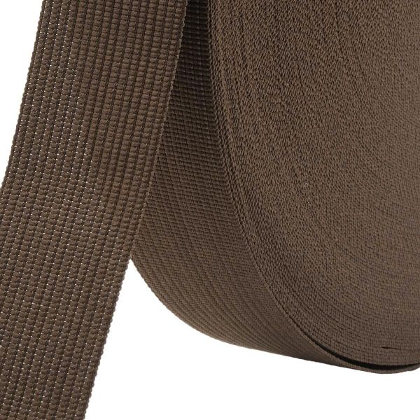 Тесьма (лента) окантовочная 26 мм / 50 метров, 7.8 г/м, 1 коричневый