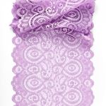 Кружево бельевое эластичное 180 мм / 25 метров, TBY.L1351, цв.1566 лаванда