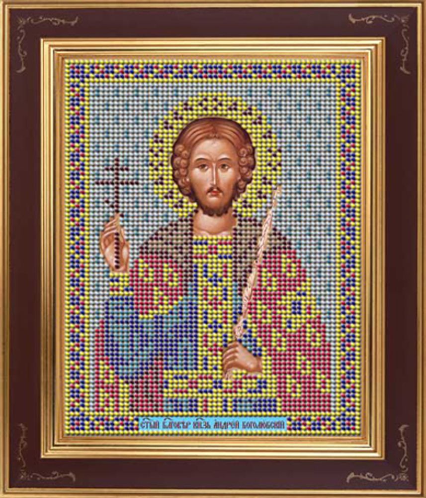 Galla Collection, Икона Андрей Боголюбский, великий князь 12х15 см