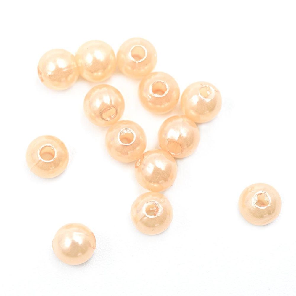 Бусины пластик (жемчуг) ⌀5 мм, 25 г, Astra&Craft, 006 NL розовый