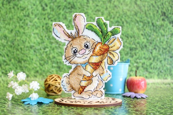 Набор для вышивания нитками МП Студия (Жар-птица), Пушистое счастье, 12х10 см