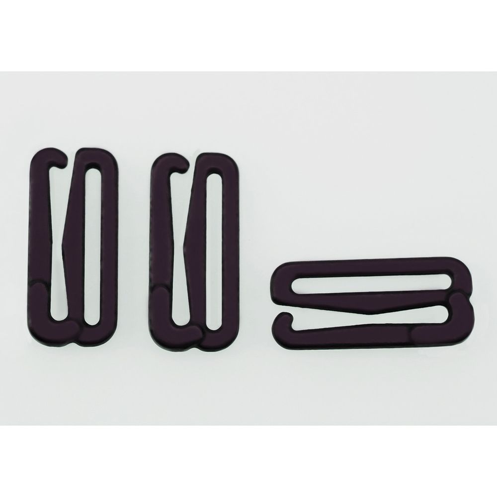 Крючки для бюстгальтера металл 20.0 мм, 076 сливовое вино, Arta, 50 шт