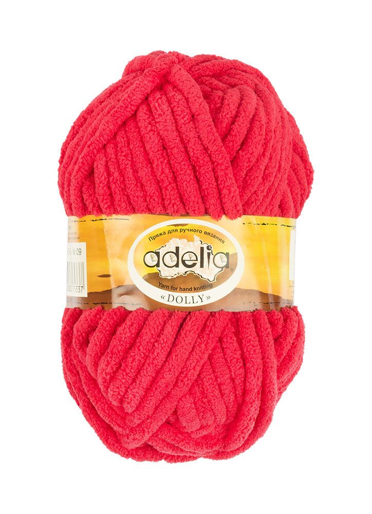 Пряжа Adelia Dolly / уп.5 мот. по 100г, 40м, 09 красный Пряжа Adelia Dolly / уп.5 мот. по 100г, 40м, 09 красный