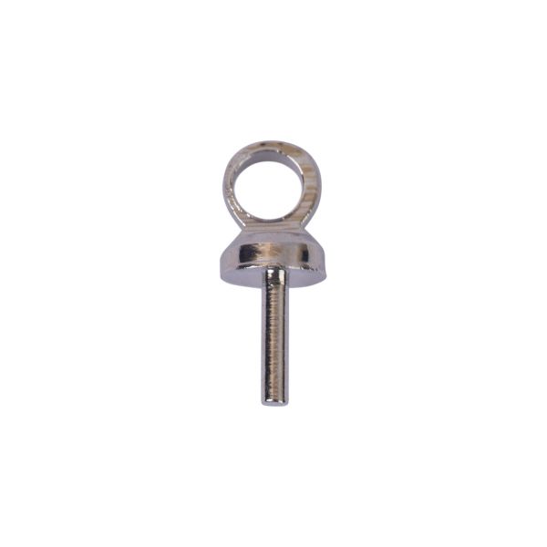 Держатель для бусин (бейл) 3х6.5 мм, 25 шт, №01 серебро, Zlatka FMK-D02