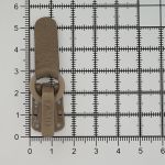 Крючок шубный Hobby&Pro 20 мм, 5 шт, 7006 т.бежевый