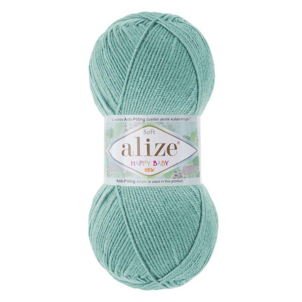 Пряжа Alize (Ализе) Happy Baby New / уп.5 мот. по 100 г, 320м, 463 мята