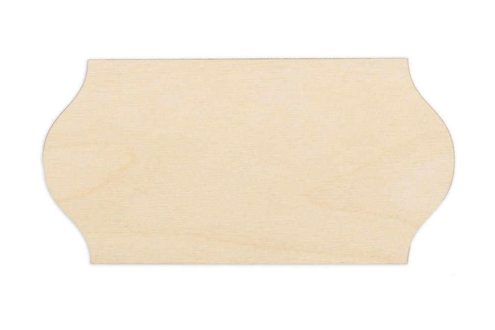 Заготовка из фанеры Панно 10х20х0.3 см, 2 шт, прямоугольное, Mr.Carving, БА-65