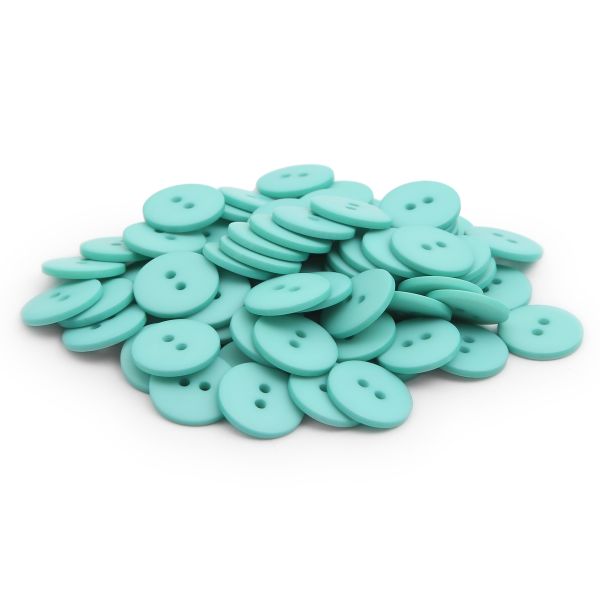 Пуговицы 2 прокола 28L, 18 мм, (Sea1 (морской1)) NE63, 72 шт