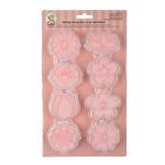 Набор вырубок для печенья пластик, 8 шт, №3 Цветы, S-Chief SHF-0353