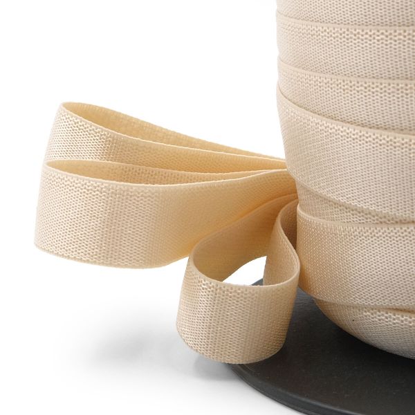 Резинка бельевая (бретелечная) 15.0 мм / 50 метров, бежевый, (ML200.015/1)