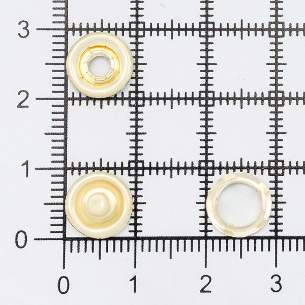 Кнопка рубашечная (джерси) открытая ⌀9.5 мм, ≈144 шт, МЕТАЛЛ, золото, NEW STAR