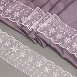 Кружево капроновое 65 мм / 13.7 м, 30011 цв.004 розовый, Kruzhevo