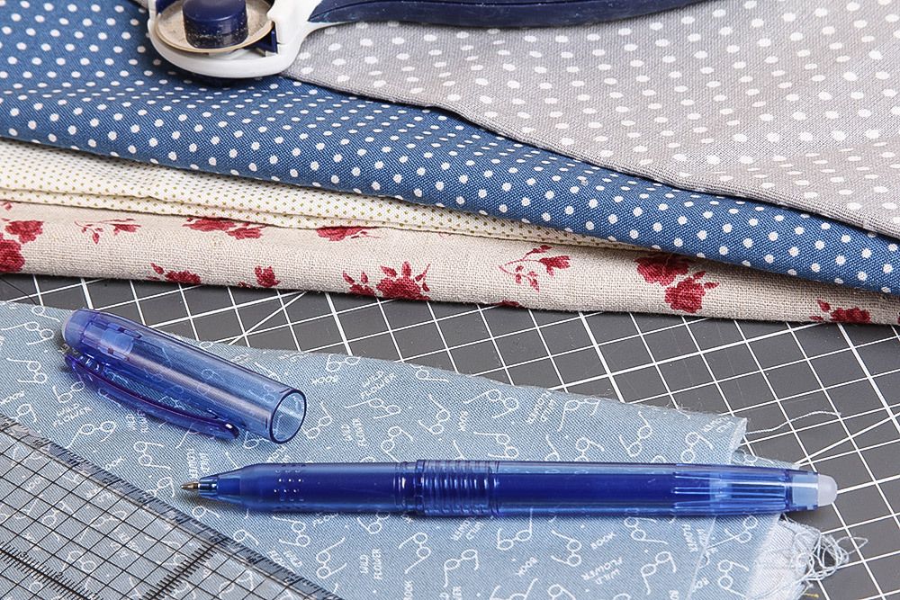 Ручка для ткани, 04 синий, Gamma