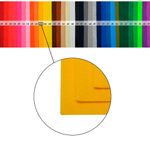 Фетр листовой жесткий 1.0 мм, 20х30 см, 10 шт, цв. 640 апельсин