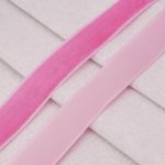 Лента бархатная (тесьма) 20.0 мм / 32.9±2 метров, 0081-1901, 11 малиновый