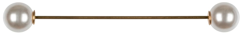 Застежка для кардигана 75x10 мм, 1 шт, 04 никель (белый), Blitz GB 1624