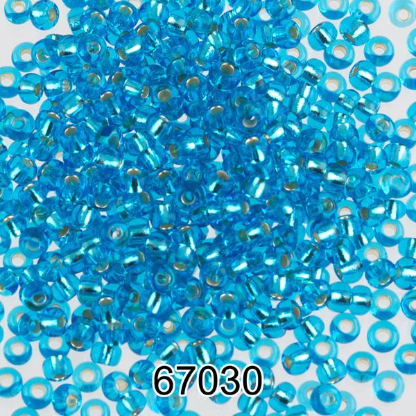 Бисер Preciosa 10/0 (2.3 мм), 500 г, 67030 (Ф273) бирюзовый