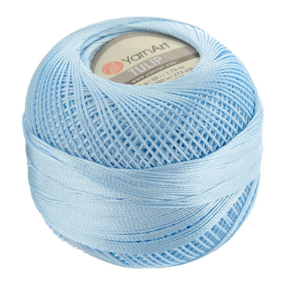 Пряжа YarnArt (ЯрнАрт) Tulip / уп.6 мот. по 50 г, 250м, 407 св.голубой