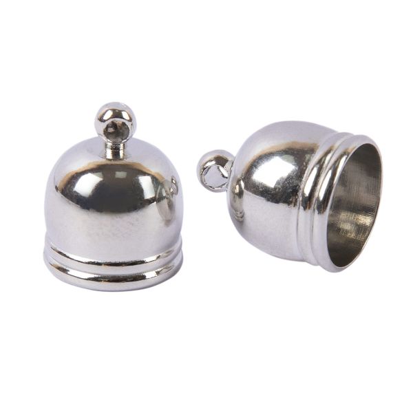 Концевик для бижутерии 10х15 мм, 10 шт, №03 под античное серебро, Zlatka FMK-E10